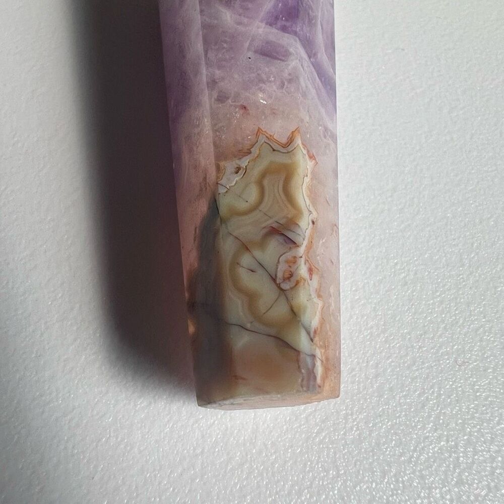 Amethyst Crazy Lace Crystal Wand - Picture 6 of 11
